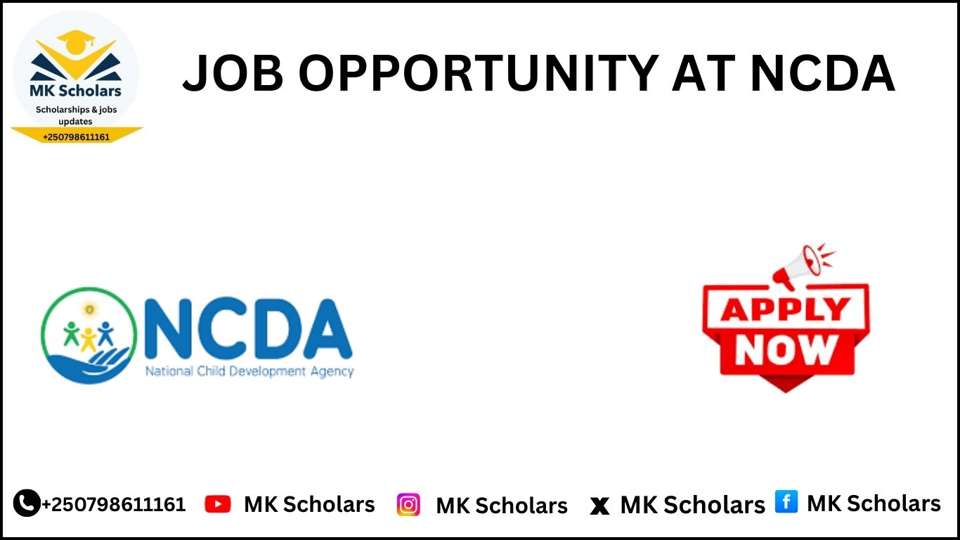 JOB OPPORTUNITY AT NCDA